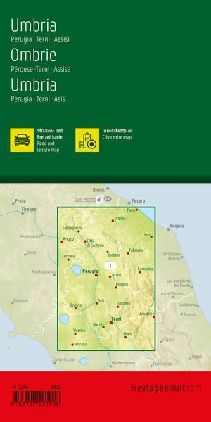 Produktbild: freytag & berndt Stra&szlig;enkarte Umbrien 1:150.000