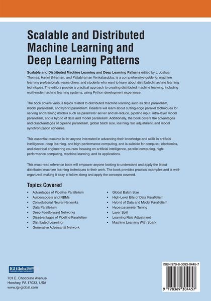 Produktbild: Scalable and Distributed Machine Learning and Deep Learning Patterns