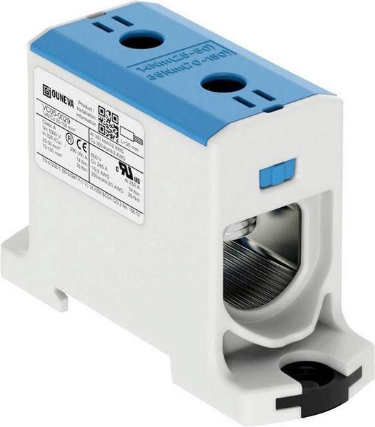 Ouneva Group VC05-0029 Verteilerblock Schrauben Blau 1St.