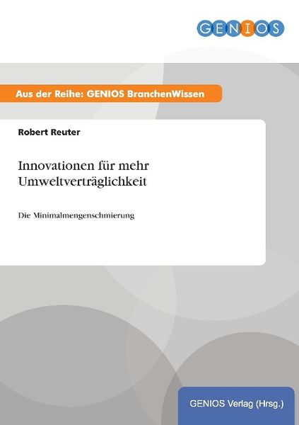 Produktbild: Innovationen f&uuml;r mehr Umweltvertr&auml;glichkeit