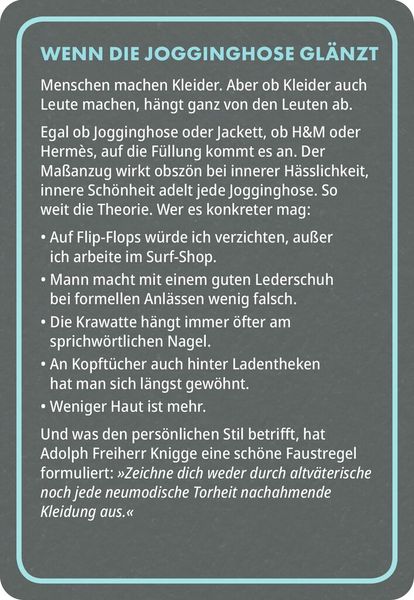 Produktbild: 50 Fragen an Knigge zum Thema B&uuml;ro