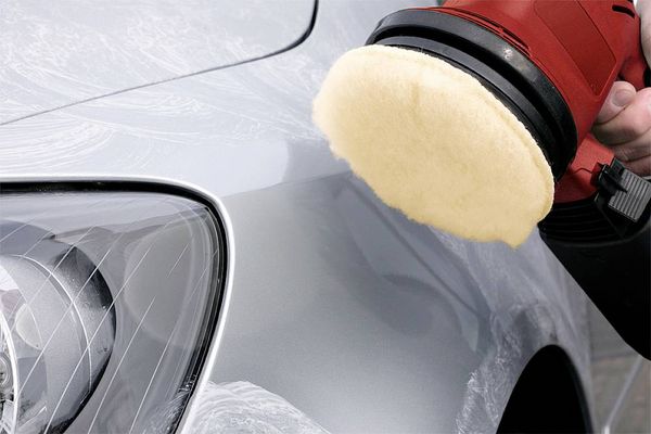 Produktbild: Kwb QUICK-STICK Polierhaube, selbsthaftend, Lammfell 484600