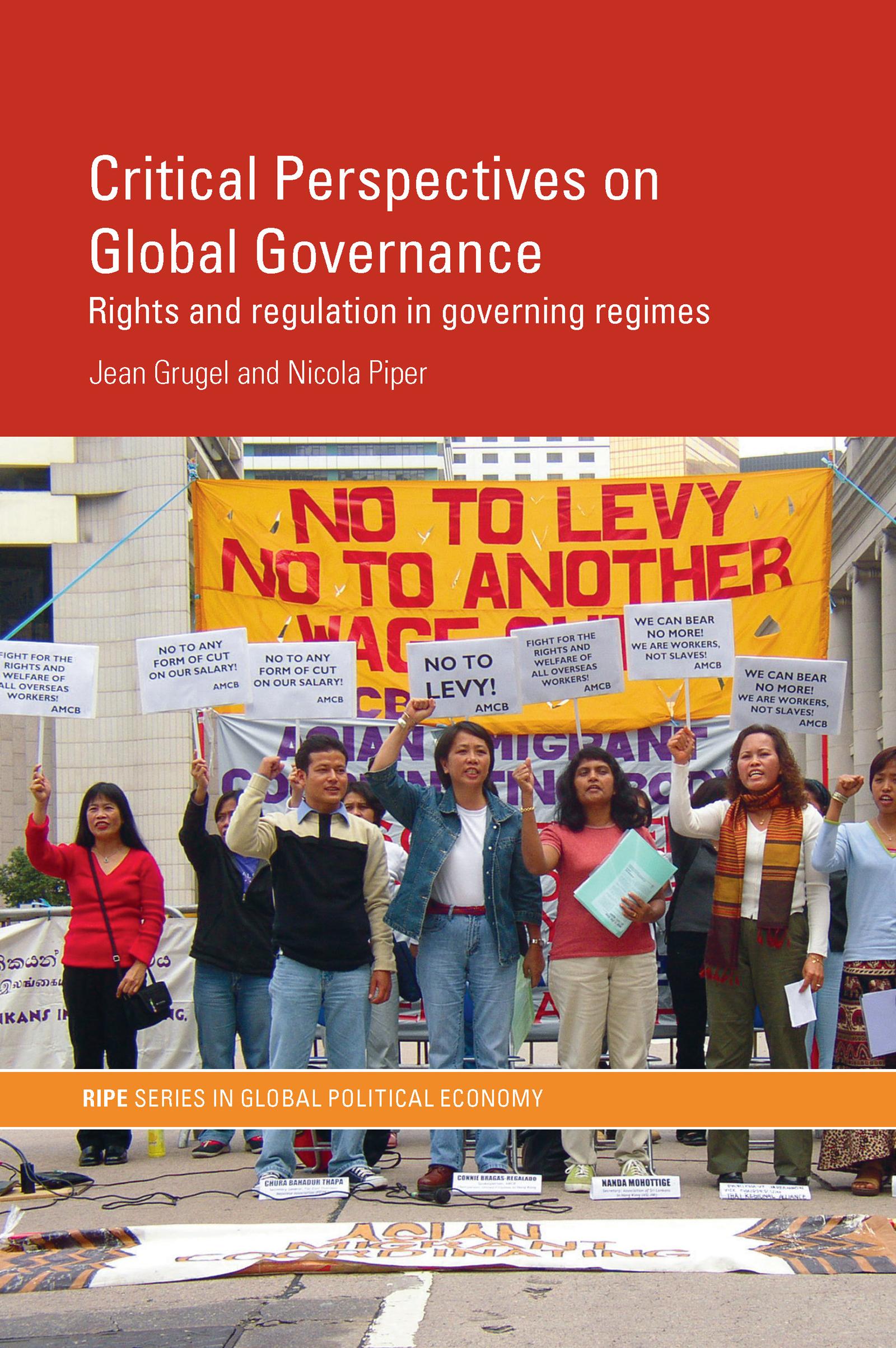 Produktbild: Critical Perspectives on Global Governance