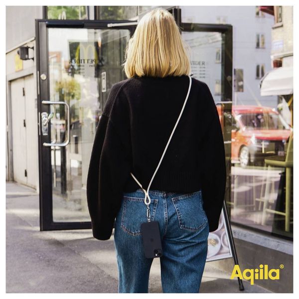 Produktbild: Aqiila USB-C&reg; Kabel USB 3.0 USB-C&reg;, Apple Lightning Stecker 1.5 m Beige Handykette AQLYCBPBICL2SA091