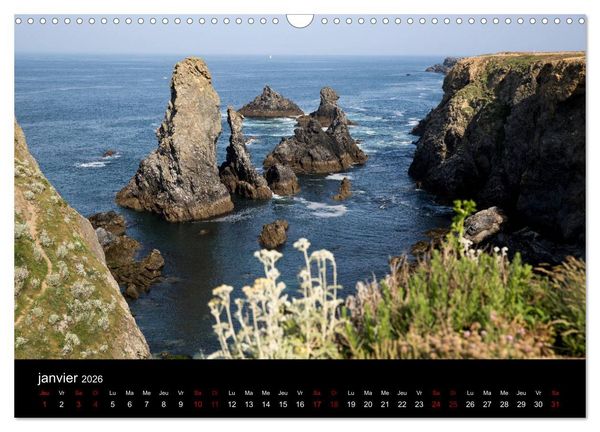 Produktbild: Belle-&Icirc;le, la belle (Calendrier mural 2026 DIN A3 vertical), CALVENDO calendrier mensuel