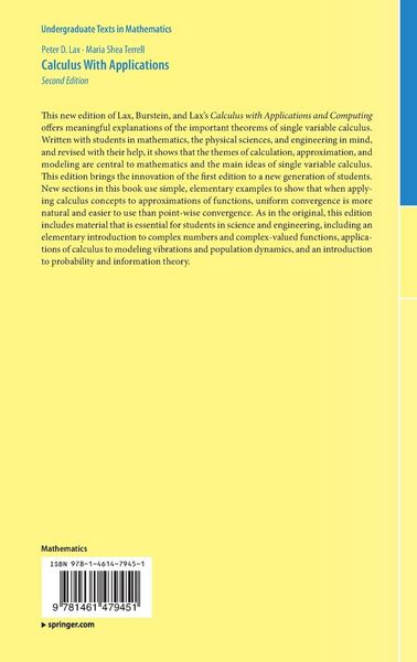 Produktbild: Calculus With Applications