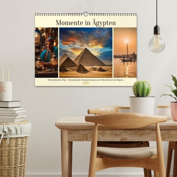 Produktbild: Momente in &Auml;gypten (Wandkalender 2026 DIN A3 quer), CALVENDO Monatskalender