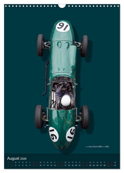 Produktbild: Legenden des Rennsports, Historic Grand Prix Cars 1925-1960 (Wandkalender 2026 DIN A3 hoch), CALVENDO Monatskalender