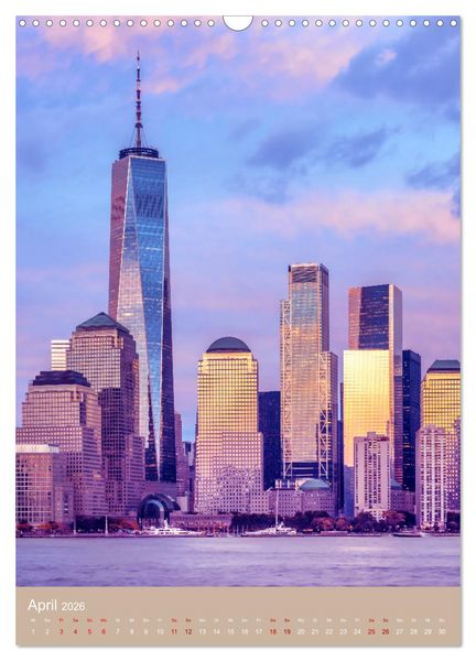 Produktbild: NEW YORK CITY Architektur und Atmosph&auml;re (Wandkalender 2026 DIN A3 hoch), CALVENDO Monatskalender
