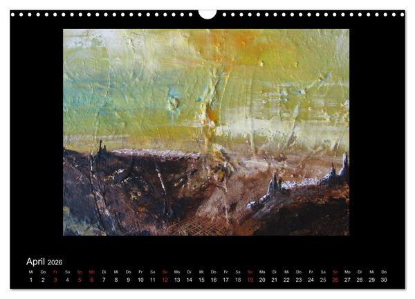 Produktbild: Kunstkalender von Michaela Nagel (Wandkalender 2026 DIN A3 quer), CALVENDO Monatskalender