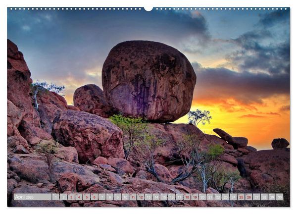 Produktbild: Namibia &ndash; Faszination Damaraland und Spitzkoppe (Wandkalender 2026 DIN A2 quer), CALVENDO Monatskalender