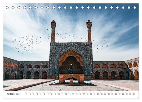 Produktbild: IRAN - Stille Begegnungen im Persischen Reich (Tischkalender 2026 DIN A5 quer), CALVENDO Monatskalender