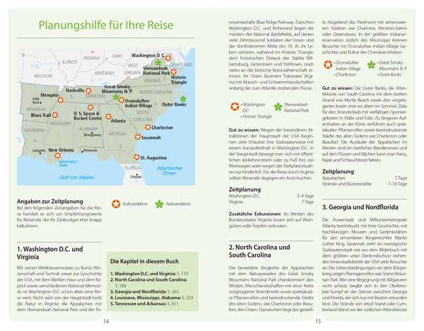Produktbild: DuMont Reise-Handbuch Reisef&uuml;hrer USA, S&uuml;dstaaten