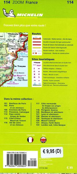 Produktbild: Pays Varois, Verdon Gorges - Zoom Map 114