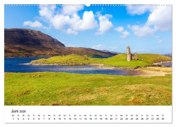 Produktbild: North Coast 500 - Schottlands Traumstra&szlig;e (Wandkalender 2026 DIN A2 quer), CALVENDO Monatskalender
