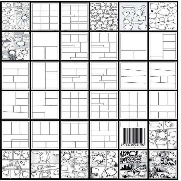 Produktbild: Blanko Comic Buch