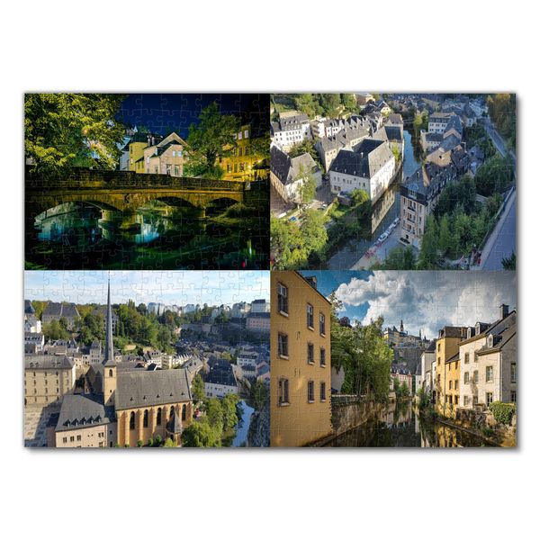 Produktbild: Lais Puzzle Collage Luxemburg 500 Teile