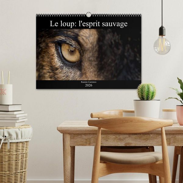 Produktbild: Le loup: l'esprit sauvage (Calendrier mural 2026 DIN A3 vertical), CALVENDO calendrier mensuel
