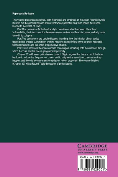 Produktbild: The Asian Financial Crisis