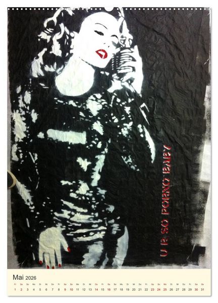 Produktbild: Famous Women in StreetArt (Wandkalender 2026 DIN A2 hoch), CALVENDO Monatskalender