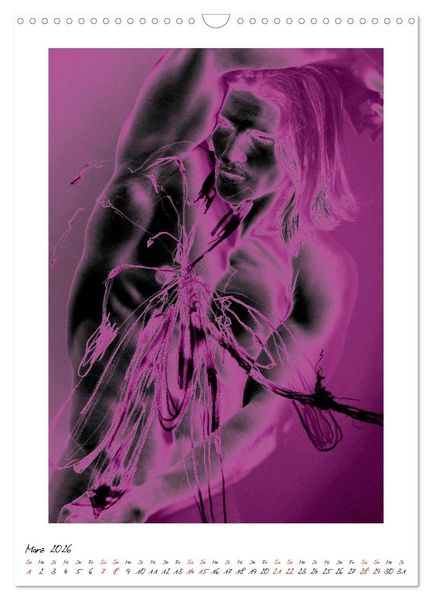Produktbild: Aktfloral (Wandkalender 2026 DIN A3 hoch), CALVENDO Monatskalender