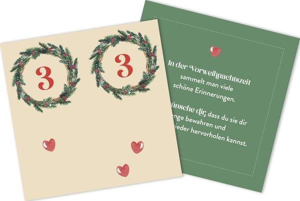 Produktbild: 24 Herzensw&uuml;nsche f&uuml;r den Advent