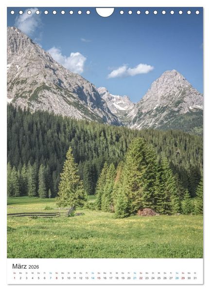 Produktbild: Sommerzauber in den Alpen (Wandkalender 2026 DIN A4 hoch), CALVENDO Monatskalender
