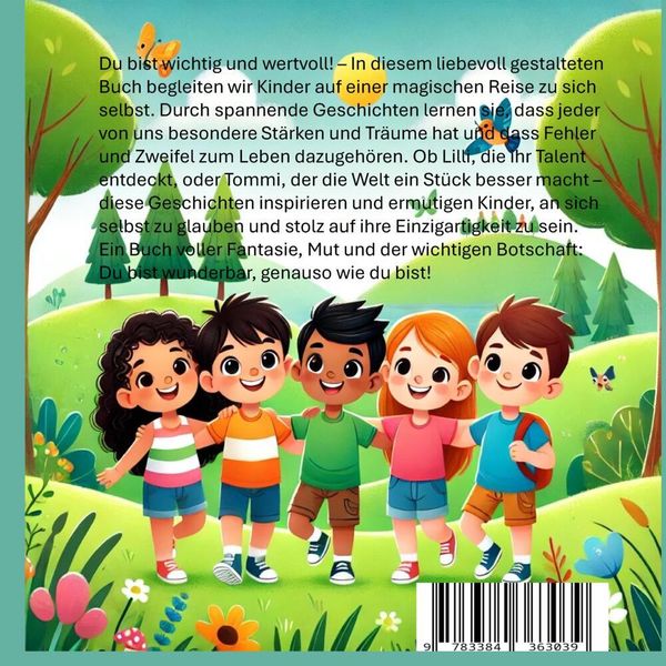 Produktbild: DU BIST WICHTIG UND WERTVOLL! Du bist wichtig und wertvoll: Geschichten &uuml;ber Selbstbewusstsein, Mut und Freundschaft f&uuml;r Kinder