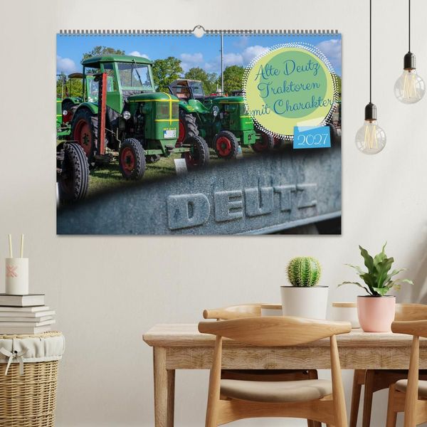 Produktbild: Alte Deutz Traktoren mit Charakter (Wandkalender 2027 DIN A2 quer), CALVENDO Monatskalender
