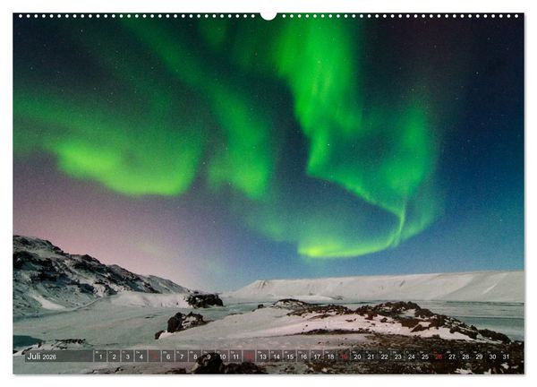 Produktbild: Nordlichter Europas (hochwertiger Premium Wandkalender 2026 DIN A2 quer), Kunstdruck in Hochglanz