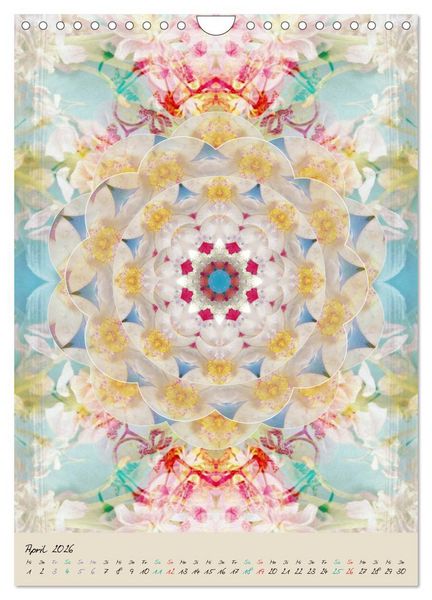 Produktbild: MANDALAS DES LICHTS (Wandkalender 2026 DIN A4 hoch), CALVENDO Monatskalender