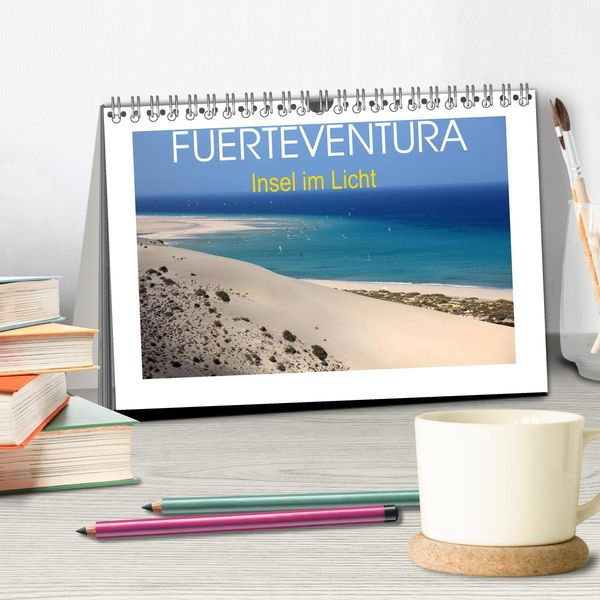 Produktbild: Fuerteventura - Insel im Licht (Tischkalender 2026 DIN A5 quer), CALVENDO Monatskalender