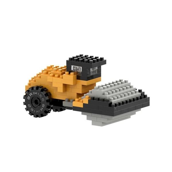 Produktbild: BRIXIES 250003 - JCB Verdichter, 3D Konstruktionsbausatz aus Ministeinen, 114 Teile