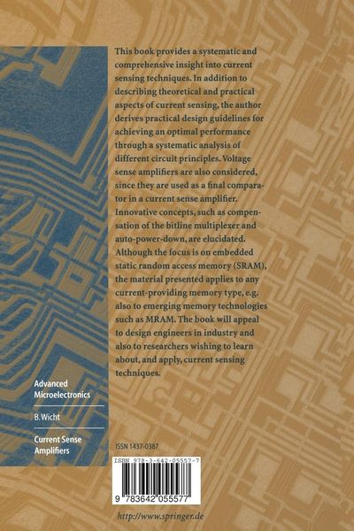 Produktbild: Current Sense Amplifiers for Embedded SRAM in High-Performance System-on-a-Chip Designs