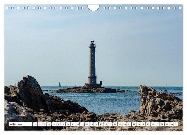 Produktbild: Normandie, la c&ocirc;te nord Cotentin (Calendrier mural 2026 DIN A4 vertical), CALVENDO calendrier mensuel