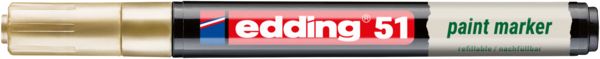 Produktbild: Edding 51 EcoLine 4-51-053 Lackmarker Gold 1 mm, 2mm