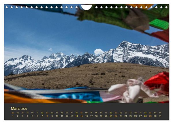 Produktbild: Yunnan - Magische Orte (Wandkalender 2026 DIN A4 quer), CALVENDO Monatskalender