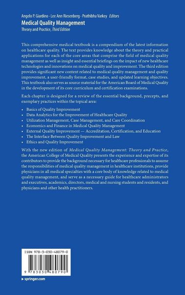 Produktbild: Medical Quality Management
