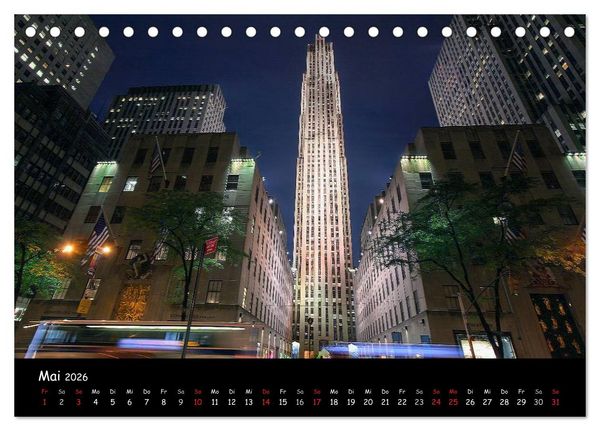 Produktbild: New York (Tischkalender 2026 DIN A5 quer), CALVENDO Monatskalender