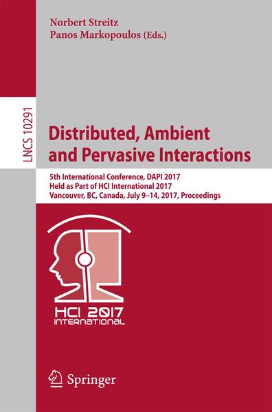 Produktbild: Distributed, Ambient and Pervasive Interactions