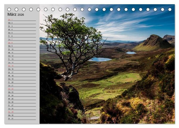 Produktbild: Schottland. Herbe Natursch&ouml;nheit (Tischkalender 2026 DIN A5 quer), CALVENDO Monatskalender