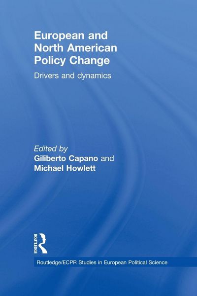 Produktbild: European and North American Policy Change