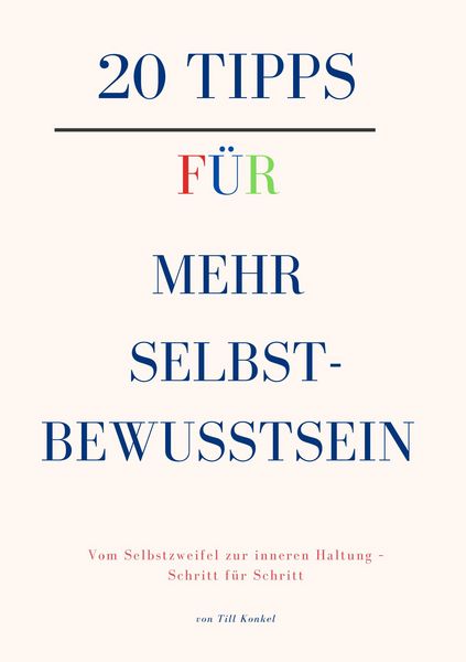 Produktbild: 20 Tipps f&uuml;r mehr Selbstbewusstsein