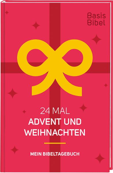 Produktbild: BasisBibel. 24 Mal Advent und Weihnachten. Mein Bibeltagebuch f&uuml;r eine kreative Bibellekt&uuml;re f&uuml;r die Weihnachtszeit. Ein christlicher Adventskalender mit 24 Impulsen in Buchform f&uuml;r Erwachsene.