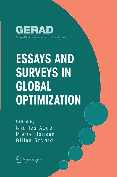 Produktbild: Essays and Surveys in Global Optimization