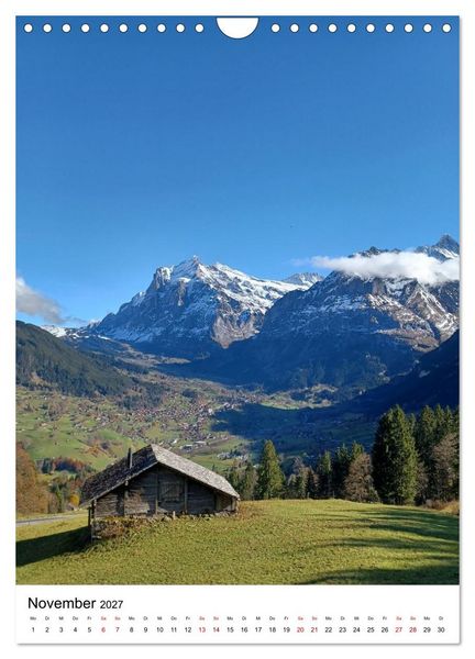 Produktbild: Traumhafte Bergwelt - Im Bann des Lichts (Wandkalender 2027 DIN A4 hoch), CALVENDO Monatskalender