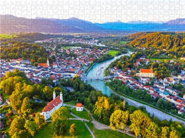 Produktbild: CALVENDO Puzzle Bad T&ouml;lz - Perle an der Isar 1000 Teile Lege-Gr&ouml;&szlig;e 64 x 48 cm Foto-Puzzle Bild von Prime Collection