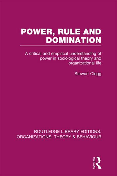 Produktbild: Power, Rule and Domination (RLE: Organizations)