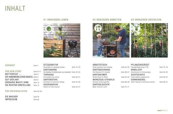 Produktbild: Gartenm&ouml;bel zum Selberbauen