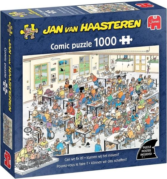 Produktbild: Jan van Haasteren - K&ouml;nnen wir das schaffen? Puzzle 1000 Teile